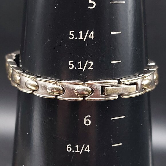 Lorus women’s two-tone quartz watch LR0424 new battery works 5.75" - Picture 5 of 5